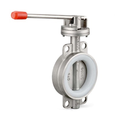 PTFE Seated Stainless Steel Butterfly Valve