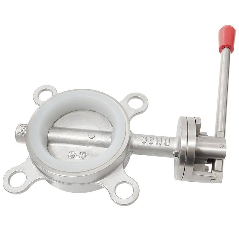 PTFE Seated Stainless Steel Butterfly Valve