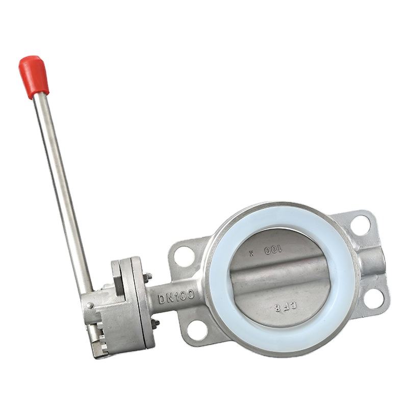 PTFE Seated Stainless Steel Butterfly Valve