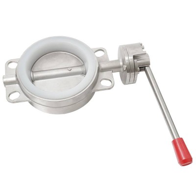 PTFE Seated Stainless Steel Butterfly Valve