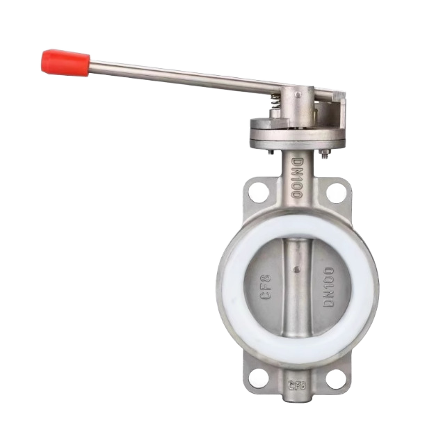 PTFE Seated Stainless Steel Butterfly Valve