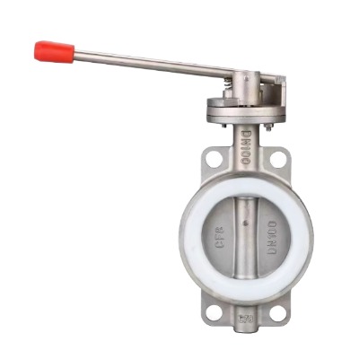 PTFE Seated Stainless Steel Butterfly Valve